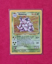 Nidoking - Holo - MP - Base Set - 1999 - Vintage #11/102 Pokémon picture