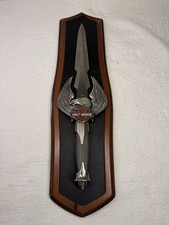 1999 Harley Davidson HD-6 Eagle Dagger 1 of 7500 Wood Wall Plaque picture