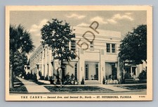 The Carr's Hotel St. Petersburg Florida Linen Postcard C.T. Photo-Platin picture