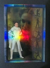2002 Topps Star Wars Padme Amidala #5 Attack of the Clones Prismatic Foil  picture