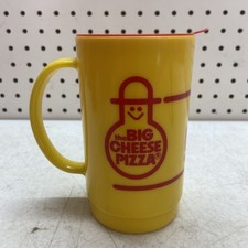 Vintage Big Cheese Pizza Coca-Cola Advertising Mug with Handle & Lid picture