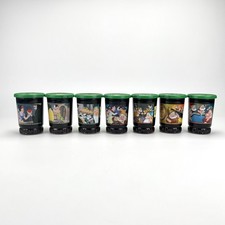 Bama Disney Snow White Seven Dwarfs Jelly Jar Set of 7 Sealed Full w/ Lids picture
