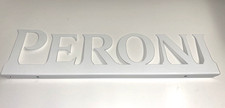 Peroni Metal Sign Very Rare Die Cut Italy Beer Man Cave picture