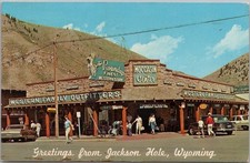 c1960s JACKSON HOLE, Wyoming Postcard
