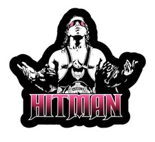 WWE Bret The Hitman Hart Wrestling Water Resistant Sticker WWF WCW AEW NXT picture