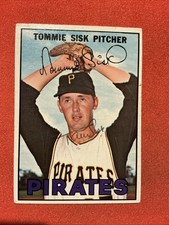 Tommie Sisk 🔥🔥MLB: 1967 Topps 🔥🔥Autograph🔥🔥 picture