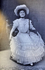 1907 Vintage Magazine Illustration Actress Amelia Stone picture