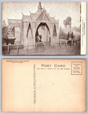 1908 Boston Missionary Exposition Court of Buddhism Pavilion Postcard picture