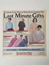1989 Montgomery Ward Last Minute Gifts Electronics Jewelry 12 Page Catalog picture