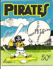 1956 Pittsburgh Pirates yearbook em bx5.24 picture