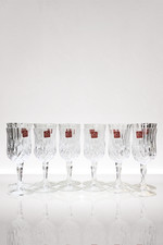 RCR Cristalleria Italiana Crystal Wine Goblets Mixed Size Set of 12 picture