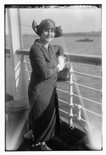 Photo:Anna Case 1920s American Opera Singer Ship Deck Portrait picture