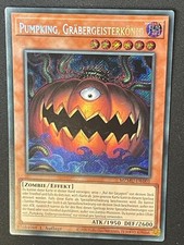 Pumpking, Tomb Ghost King MZMU-EN001 Secret Rare German NM Yugioh picture