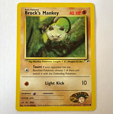 Pokémon Brock's Mankey Gym Heroes picture