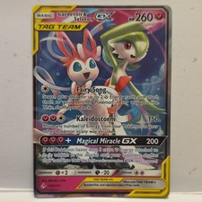 Gardevoir Sylveon GX #130/214 Tag Team Unbroken Bonds NM 2019 Pokemon Sun & Moon picture