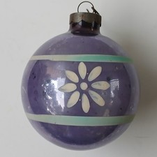 Vintage FRANKE HEIM Glass Christmas Ornament US of A 3