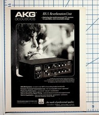 Vintage AKG BX-5 Reverb Unit Magazine Ad Philips Audio Recording Studio picture