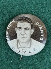 1910-12 Baseball Larry Doyle New York Giants Sweet Caporal Tobacco Button picture