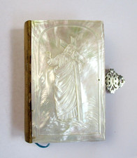 German Catholic prayer book Heavenly Palm Garden artists signed engraving 19th c picture