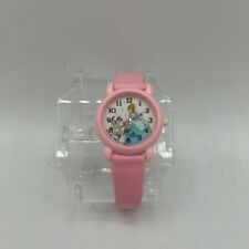 Disney Lorus Quartz Ladies Pink Cinderella Watch Leather Band NIB with Manual picture