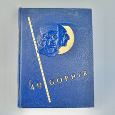 Vintage 1949 University of Minnesota Yearbook Golden Gophers MN picture