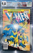 X-MEN ANNUAL #1 CGC 9.8 NEWSSTAND EDITION JIM LEE CUSTOM LABEL COVER picture
