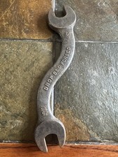 Vintage 81-D S-Curved Open End Wrench 7/8” x 25/32” Drop Forged USA picture