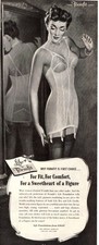 1951 vintage Lingerie Ad LIFE of FORMFIT BRA and GIRDLE Pinup Style Art 092026 picture