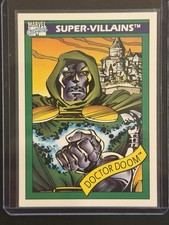 1990 Impel Marvel Comics Super-Villains Doctor Doom #60 Pristine Centering picture