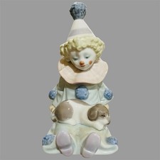 LLADRO #5277 Pierrot Clown With Puppy Dog picture
