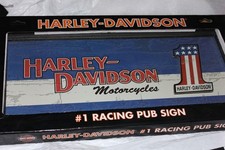 Harley Davidson#1 Racing Pub Sign picture