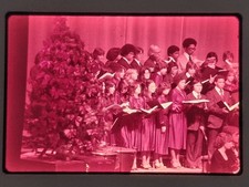 Choir Christmas Performance Eastman Color Slide 1970s Hollywood CA picture