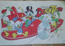 Vintage Walt Disney DUCK TALES Beach Towel Franco Pre-owned GUC 26 X 48 picture