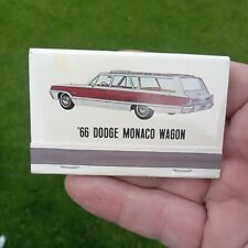 Vintage 1966 Dodge Monaco Wagon - Coronet 440 Wagon Matchbook picture