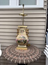 1980s Mario Buatta for Frederick Cooper Chinoiserie Table Big Lamp picture