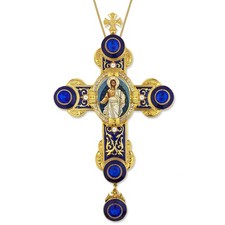 Resurrection of Christ Wall Cross Greek Byzantine Icon Gold Foil Religious gift picture