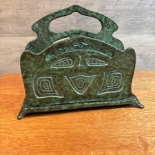 Vintage Bradley & Hubbard Letter/Card Holder Cast Metal Art Nouveau picture