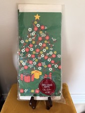 Vintage Christmas Carlton Table Cover Nappe  1.4m X2.4m  picture