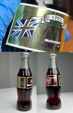 1993 Coca-Cola McDonald United Kingdom Limited Edition Commemorative Bottle FULL picture