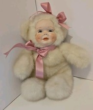 Vintage Haunted Teddy Bear W/ Porcelain Face picture
