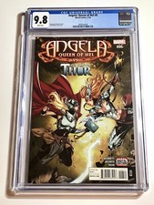 2016 ANGELA: QUEEN OF HEL #6 1ST MEETING THOR JANE FOSTER & ANGELA CGC 9.8 POP 5 picture