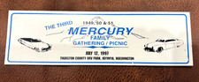 The Third 1949 '50 & '51 Mercury Family Gathering Picnic 1997 Dash Plaque Oly WA picture
