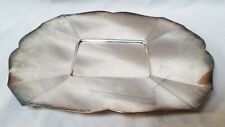 Collectible Silverplate Platter Vintage Cookie Or Desert Tray Fluted Edge 12x10
