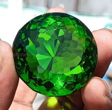 250 Carat Natural Emerald Round Cut Loose Gemstone 38x38 mm – IGL Certified 5SDO picture