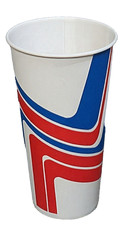 Vtg Sweetheart Waxed Cups R-14 14 oz 99/100 Blue Wave Original Retro NOS 70s picture