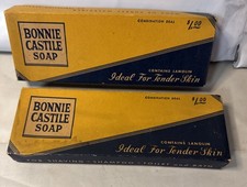 4 Vintage Bonnie Castile shaving soaps full box Excellent Shape Soaps picture