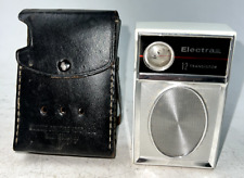 Vintage 1960s Electra 12 Transistor Radio with Original Leather Case picture