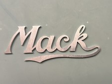 3” MINIATURE MACK TRUCK EMBLEM DECAL (Pedal car, Short, Tiny, Semi, New Vintage) picture