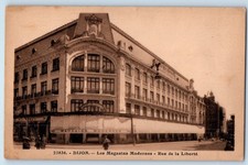 Dijon Côte-d'Or France Postcard Modern Stores Liberty Street c1930's picture