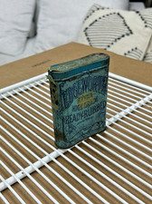 Antique Edgeworth Ready-Rubbed Tobacco Tin | Blue Victorian Smoking Tin picture